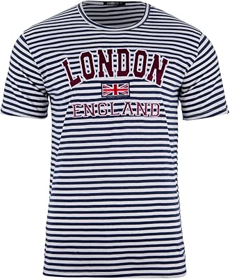 London t-shirt for men Stripey Souvenir England Union Jack Tops.. Thousands of choices. Zero hassle. All thanks to DIAYTAR Nigeria.