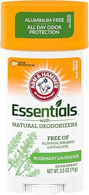 The Arm & Hammer Essentials deodorant is a natural deodorant with a refreshing scent of or lavender and lavender, with a solid oval texture, without aluminum, parabens or phthalates. 2.5 ounces weight.. DIAYTAR NIGERIA delivers happiness in 5-8 days with our affordable and diverse product range.