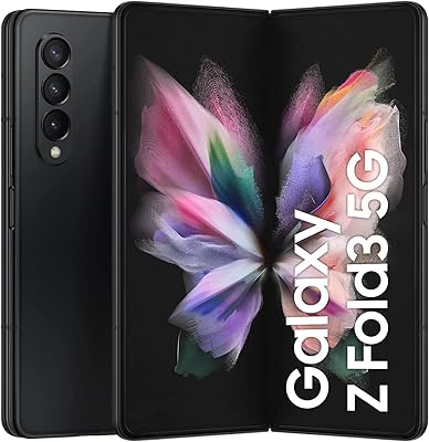 Samsung Galaxy Z Fold3 5g SIM Free Sim Clear Tips Free Android Foldable Smartphone 256 GB Phantom Black (UK version).. DIAYTAR NIGERIA: Your trusted marketplace that combines variety, affordability and reliable shipping.