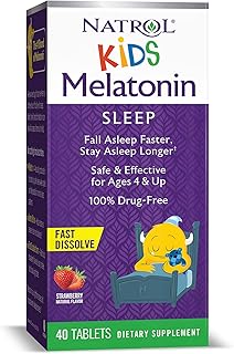 Natrol, melatonin tablets with a natural strawberry aroma for children, 40 tablets.. DIAYTAR NIGERIA brings the market to your fingertips with affordable prices and swift delivery services.