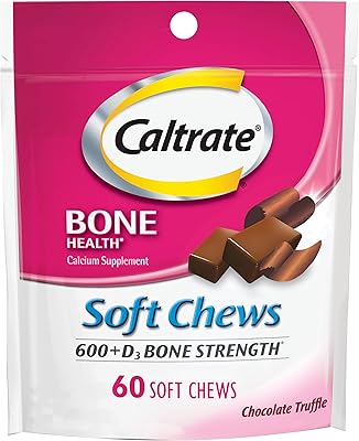 Caltrate 600+D3 supplement of calcium and vitamin D3 (chocolate truffle flavor, 60 chewing treats).. Shop from anywhere in Nigeria and receive your DIAYTAR purchases at affordable prices within a week.