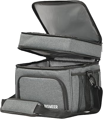 Lunch bag Insmeer Isolated Bag Double layer reusable 16 L for men.. DIAYTAR NIGERIA: Your gateway to affordable online retail with reliable delivery within the week.