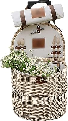 Basket of multifunctional divided races with rattan wheels storage and shopping baskets.. Shop across categories at DIAYTAR NIGERIA and enjoy budget-friendly nationwide shipping in 5-8 days.