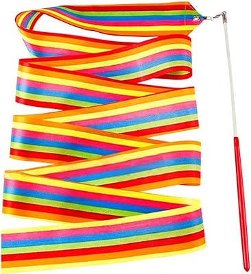 Dance ribbons, 2M rotary ribbon, rhythmic gymnastics ribbon stick for children for artistic dance, rotary stick for gymnastics, training and entertainment activities.. Experience shopping without limits at DIAYTAR NIGERIA, where affordability meets convenience in just days.
