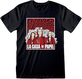 Boyter's cup t-shirt for woman La Casa de Papel Money Heist Group Sketch | official goods.. Why shop anywhere else? DIAYTAR Nigeria has it all, at prices you’ll love.