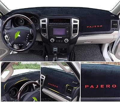 Dashboard mat for Pajero 2007 to 2019, non-slip and reflective silicone base, Velcro adhesive dashboard carpet, sun cover cover.. DIAYTAR NIGERIA: Where every search yields affordable results delivered promptly to your door.
