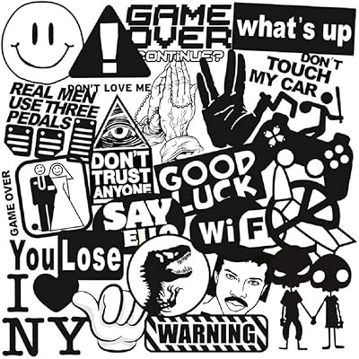 Graffiti stickers (50pcs) stickers of door -tohand guitar suitcase door waterproofing board, luggage, car bike stickers.. Discover the convenience of DIAYTAR NIGERIA's vast e-commerce platform with delivery in just 5-8 days.