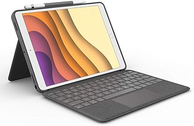 Case with iPad Combo Touch keyboard with touchpad and intelligent connector by logitech for iPad Air (3rd generation) and iPad Pro 10.5 inch - Graphite.. DIAYTAR NIGERIA provides endless shopping possibilities with affordable prices and prompt delivery service.