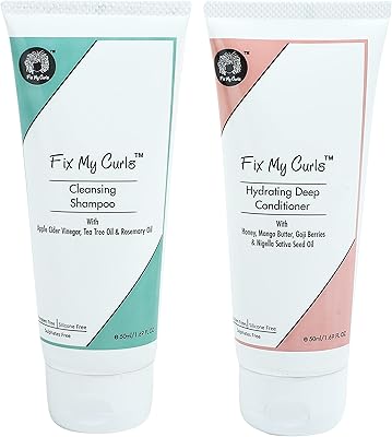 Fix my curls and post-shampoo fixed moisturizing in depth | curly and wavy hair (cleaning and revitalizing lot, 50 ml).. Discover shopping made simple with DIAYTAR NIGERIA's comprehensive platform and nationwide delivery service.