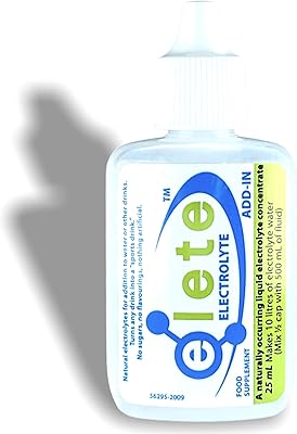 Elite electrolytic hydration drops, 25 ml pocket bottle, for 10 l of electrolytic hydrating drink.. Make every purchase count with DIAYTAR Nigeria — shop smart, shop fast.