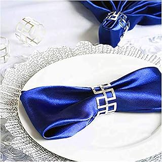 Napkin ring, 12 metal towel holders for wedding party table decoration (large wall - silver).. Shop smart with DIAYTAR NIGERIA, offering a vast product range delivered to your doorstep within a week.
