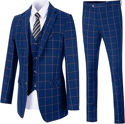 3 -piece costume fitted cut checkered for men, relaxed tuxedos for men, blazer and pants for wedding business party.. Shop from Nigeria's largest product selection at DIAYTAR, with budget-friendly prices and swift delivery.