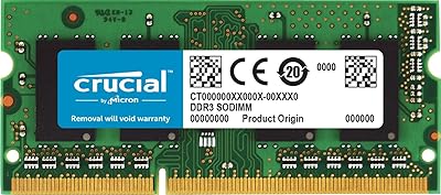 Crucial 8 GB DDR3 1600 MHz PC3-12800 RAM for laptop 11 SODIMM CL LATENCE 204 BROCHES 1.35/1.5 V.. DIAYTAR NIGERIA revolutionizes access to quality products with affordable prices and dependable shipping.