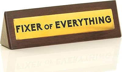 Boxer Gifts Wooden Bureau Warm Office Panel by Fix Of Everhything | Humorous office gift for colleague, boss, dad | 4.5 cm x 17.5 cm brown.. Shop efficiently with DIAYTAR NIGERIA, offering thousands of products at unbeatable prices delivered promptly.
