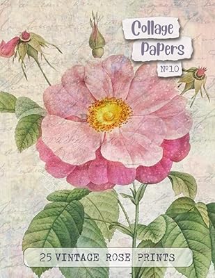 Collage papers n ° 10. : 25 vintage rose prints for arts and craftsmanship.. Shop smarter with DIAYTAR Nigeria — affordable prices and a wide product range delivered in just 5 to 8 days.