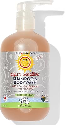 Shampoo and super sensitive body California Baby, scent, 473 ml.. DIAYTAR NIGERIA: Your affordable shopping destination with thousands of products delivered in days.