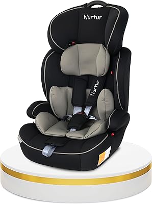 Auto seat 3 in 1 Nurtur Ragnar for children and infants + Ballowller - Adjustable headrest Additional protection Safety belt 5 points from 9 months to 12 years (group 1/2/3), up to 36 kg (official product)).. DIAYTAR NIGERIA connects desires with reality through affordable prices and reliable delivery service.