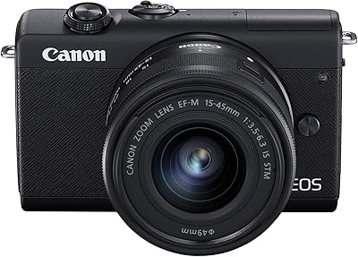 Canon EOS M200 camera with EF-M lens 15-45mm f/3.5-6.3 IS STM-Black.. DIAYTAR NIGERIA delivers on our promise of extensive selection and budget-friendly nationwide shipping.