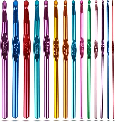 14 pieces set of hooks 2-10mm aluminum handle knitting needles hook needles for crafts.. DIAYTAR Nigeria: Your one-stop online shop with unbeatable prices and nationwide delivery in under 8 days.