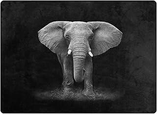 Elephant carpets of African black gray for living room bedroom 15.. DIAYTAR NIGERIA: Creating access to affordable products for every Nigerian with our swift delivery service.