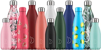 Bottle of reusable stainless steel chili's stainless steel - leaks and perspiration resistant - Baby pink - 500 ml.. DIAYTAR NIGERIA: Where every shopping need is met with affordable prices and timely delivery.