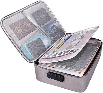 Kejeh Oxford document organizing bag with code lock for MacBook with 2 separators (gray).. Discover the convenience of DIAYTAR NIGERIA's vast e-commerce platform with delivery in just 5-8 days.