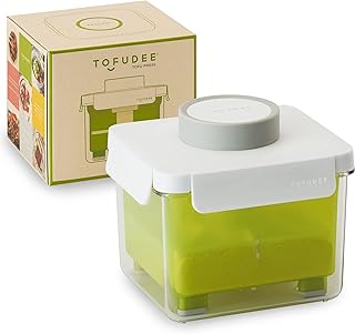 Tofu press with automatic intellispring. Adjustable vegetarian tofu press to quickly release water from all the tofu in a hurry without cracking.. Affordable luxury and fast service — only on DIAYTAR Nigeria.