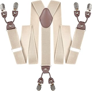 Leather bra strap with Y Men's back with 6 metal clips.. DIAYTAR Nigeria: Your one-stop online shop with unbeatable prices and nationwide delivery in under 8 days.