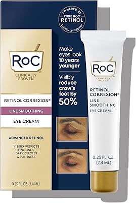 Rock Retinol Correxion Mini Eye Cream for dark circles and pockets, daily wrinkle cream, anti-aging treatment smoothing skin, skin care, 0.25 oz.. DIAYTAR NIGERIA: Revolutionizing accessibility to quality products at budget-friendly prices across Nigeria.