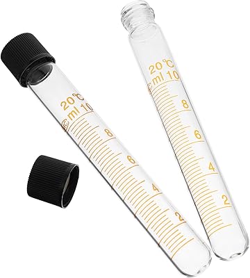 Hemobublic transparent glass test tube with balance lids for laboratory scientific experiments, bath salt containers for festive decorations and candy storage 10 ml 15 x 120 mm.. Enjoy the simplicity of shopping with DIAYTAR NIGERIA, offering vast choices delivered in just 5-8 days.