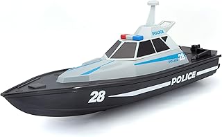 Power Spylauer M82196 Tech R/C police boat: remote-controlled toy boat in a police look, 35 m range, battery with USB charging function, 34 cm, black -582196.. DIAYTAR NIGERIA connects desires with reality through affordable prices and reliable delivery service.