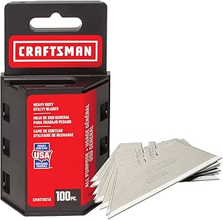 Craftsman multi-purpose knife blades, pack of 100 (CMHT11921a).. Experience budget-friendly shopping at DIAYTAR NIGERIA, Nigeria's premier online marketplace with quick delivery.