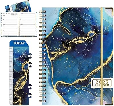 Planning notebook 2023 - July 2023 - June 2024, weekly and monthly double -wire planner, excellent thick pages for house, school and office.. Your ideal shopping companion, DIAYTAR NIGERIA offers unmatched variety with delivery within a week.