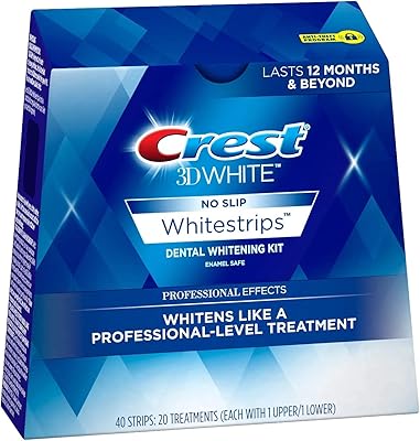 Crest 3D Strips' professional teeth whitening bands - Double pack.. Need it fast? Need it cheap? Choose DIAYTAR Nigeria.