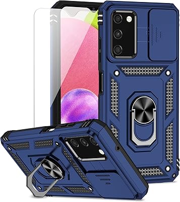 Samsung Galaxy A03S shell with sliding cover for camera and protector.. Forget the long lines — DIAYTAR Nigeria is always open for shopping.