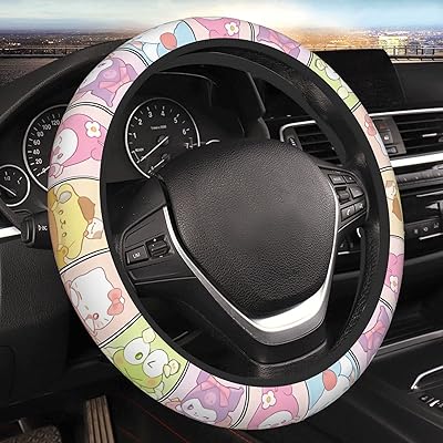 Gearbest cute cartoon steering wheel cover, universal car accessories 15 inch men Women women comfortable steering wheel protection for SUV sedan.. Your favorite online marketplace — DIAYTAR Nigeria delivers quick and cheap.