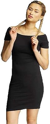 Ribbed dress with bare shoulders for women (pack of 1).. DIAYTAR NIGERIA connects you with endless possibilities through our affordable e-commerce platform.