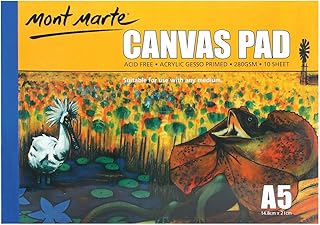 Painting on canvas signature Mont Marte, 10 sheets, A5 format (5.8 x 8.3 inches).. Shop across categories at DIAYTAR NIGERIA with the confidence of prompt and budget-friendly delivery.