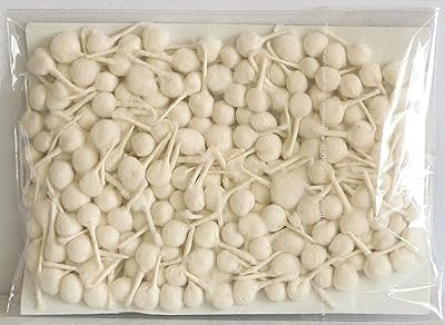 KSJON JYOTI PATTI Round white cotton mèches handmade for Diwali Deepawali and Diya Puja Religious Oil Lamp Akhand Hindu Mandir Puja (200 pieces).. Discover endless possibilities with DIAYTAR NIGERIA's comprehensive catalog and budget-friendly delivery.