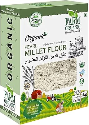 Organic farm | Organic pearl millet flour | 1kg | gluten -free | halal | GMO without GMOs.. Shop efficiently from anywhere with DIAYTAR NIGERIA's comprehensive platform and quick delivery options.