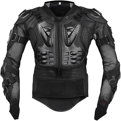 Motorcycle jacket for men, chest and back protection for motorcycle, cycling, skiing, size l.. DIAYTAR NIGERIA: Making online shopping accessible to all Nigerians with our affordable platform.