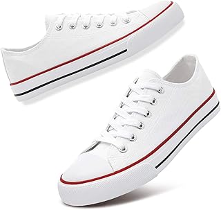 High -fashioned women's canvas sneakers, white tennis shoes to be relaxed, low, white, white embroidery sneakers, white.. DIAYTAR NIGERIA provides endless shopping possibilities with affordable prices and prompt delivery service.