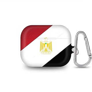 Stylepods AirPods Pro Stylized airpods with anti -loss print button (LED visible at the front] [case compatible with wireless load] designed for AirPods Pro 2019 - Egyptian flag.. DIAYTAR NIGERIA makes luxury accessible with our affordable prices and dependable delivery service.