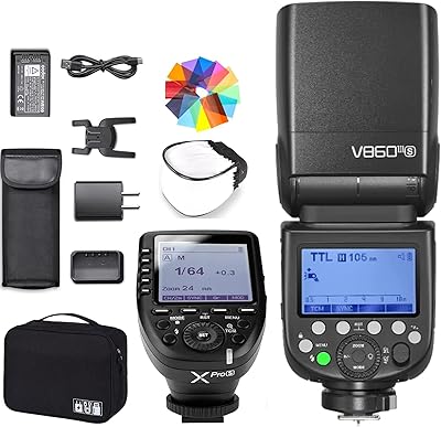 Flash Godox V860iii HSS, 76 W 2.4 g camera flash, 7.2 V/2600 mAh Li-ion battery, recycling time from 0.01 to 1.5 s, 10-level LED flash, for Sony camera, with additional battery.. Your favorite online marketplace — DIAYTAR Nigeria delivers quick and cheap.