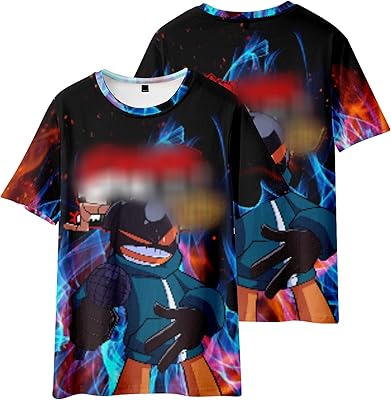 Children's novelty shirts, 3D printed game t-shirts, relaxed high for boys and girls, short-sleeved t-shirts with animated graphics.. Don’t wait weeks for international shipping. DIAYTAR Nigeria offers local delivery within 5 to 8 days, so you get your items when you actually need them.