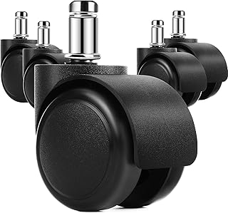 Replacement casters for office chair, 5 rooms, rollers for office chair with soft rubber rolls, flexible and silent rubber chair casters for wooden floors and carpets (2 inches).. Discover a new way to shop with DIAYTAR NIGERIA's comprehensive marketplace and quick delivery options.