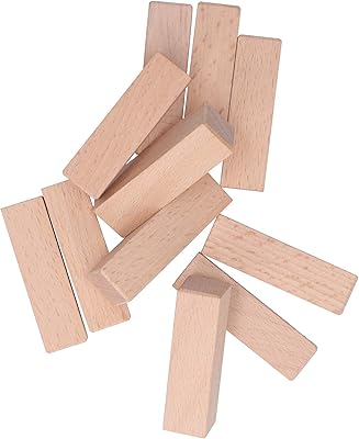 Wooden construction blocks, wooden blocks for crafts, 11 pieces of DIY artistic projects allowing children to put into practice expert skills for beginners for beginners.. DIAYTAR NIGERIA brings the marketplace to every Nigerian home with affordable prices and quick delivery.