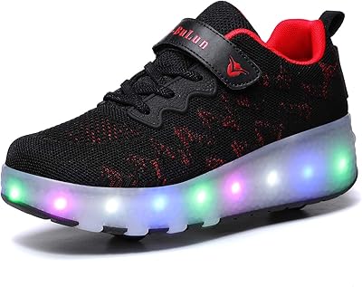 HOSIX Wear Skate shoes with comfortable wheels with LED lights and mesh surface for girls and boys.. DIAYTAR NIGERIA: Making online shopping accessible with affordable prices and nationwide delivery service.