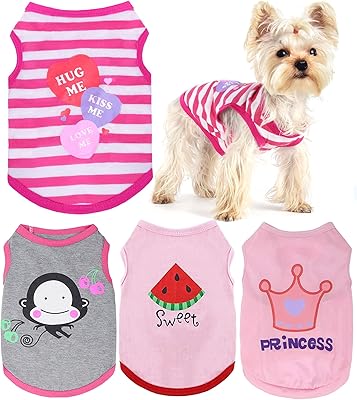 Medium -sized dogs shirts for girls - puppy clothes - pet clothes for medium -sized dogs - Dog clothes - Dog clothes - Pommeranie shih clothes - Little dog clothes - Size L.. DIAYTAR NIGERIA: Where shopping is affordable, selection is vast, and delivery is always reliable.