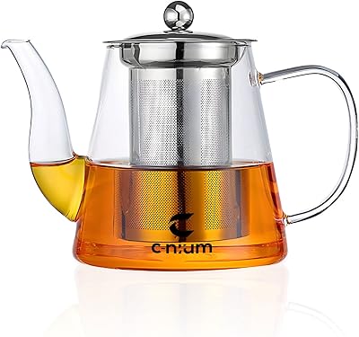 Triangular glass teapot with borosilicate glass infuser and fine stainless steel mesh filter, 550 ml/19 oz teapot, teapot kit for the stove.. Your everyday shopping destination, DIAYTAR NIGERIA offers unbeatable value with quick delivery times.